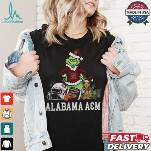 NCAA Grinch Shirt The Grinch And Alabama A&M Christmas T Shirt