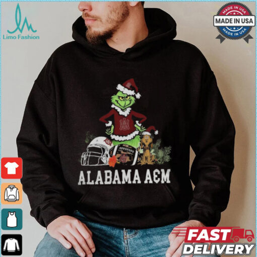 NCAA Grinch Shirt The Grinch And Alabama A&M Christmas T Shirt