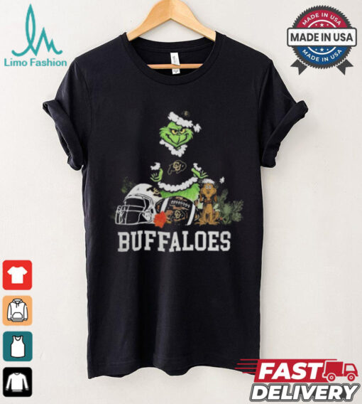 NCAA Grinch Shirt The Grinch And Colorado Buffaloes Christmas T Shirt