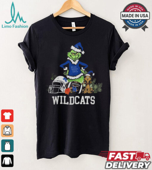 NCAA Grinch Shirt The Grinch And Kentucky Wildcats Christmas T Shirt