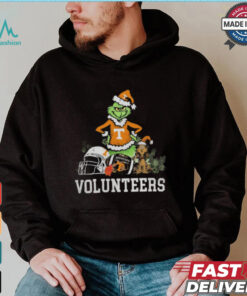NCAA Grinch Shirt The Grinch And Tennessee Volunteers Christmas T Shirt