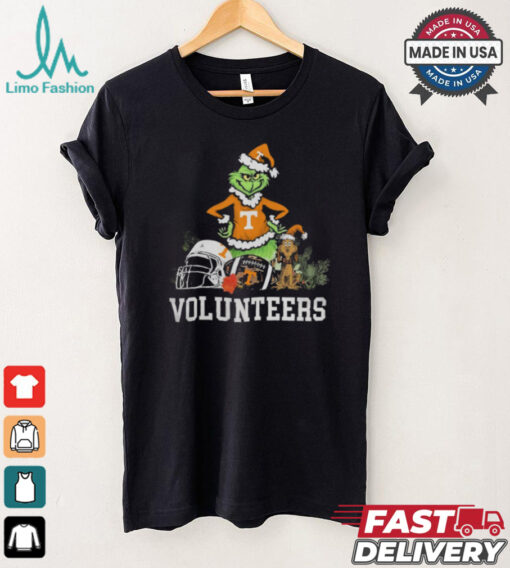 NCAA Grinch Shirt The Grinch And Tennessee Volunteers Christmas T Shirt