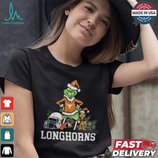 NCAA Grinch Shirt The Grinch And Texas Longhorns Christmas T Shirt