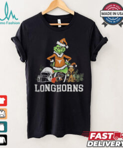 NCAA Grinch Shirt The Grinch And Texas Longhorns Christmas T Shirt