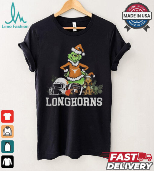 NCAA Grinch Shirt The Grinch And Texas Longhorns Christmas T Shirt