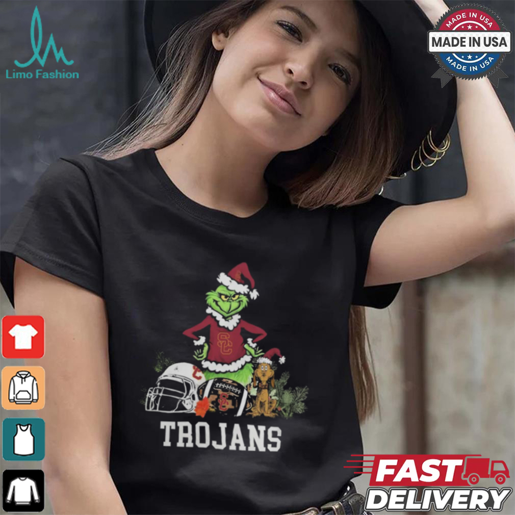 NCAA Grinch Shirt The Grinch And USC Trojans Christmas T Shirt NCAA Grinch Shirt The Grinch And USC Trojans Christmas T Shirt