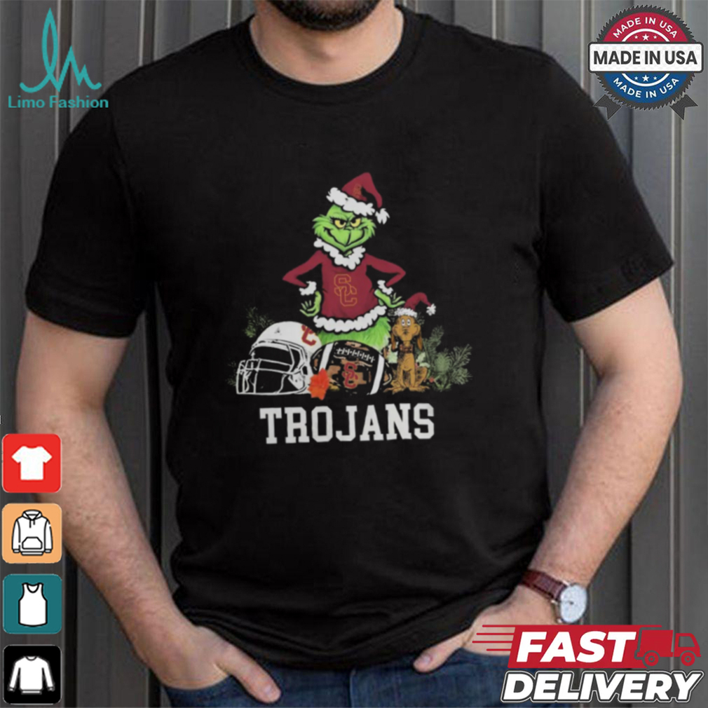 NCAA Grinch Shirt The Grinch And USC Trojans Christmas T Shirt NCAA Grinch Shirt The Grinch And USC Trojans Christmas T Shirt