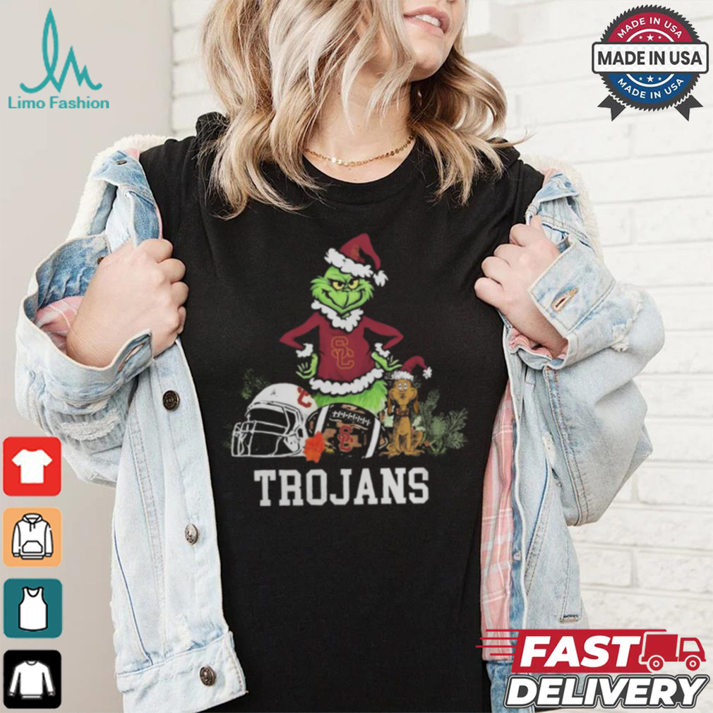 NCAA Grinch Shirt The Grinch And USC Trojans Christmas T Shirt NCAA Grinch Shirt The Grinch And USC Trojans Christmas T Shirt