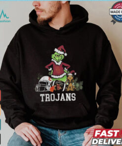 NCAA Grinch Shirt The Grinch And USC Trojans Christmas T Shirt