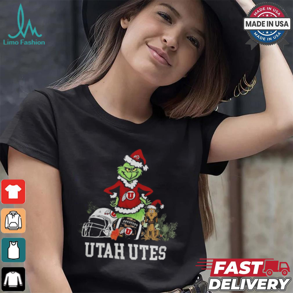 NCAA Grinch Shirt The Grinch And Utah Utes Christmas T Shirt NCAA Grinch Shirt The Grinch And Utah Utes Christmas T Shirt