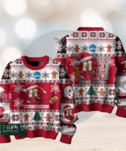 NCAA Nebraska Cornhuskers football Ugly Christmas Sweater