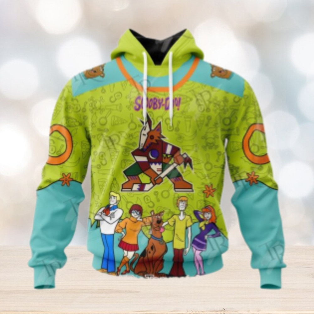 NHL Arizona Coyotes Special Scooby Doo Design Hoodie NHL Arizona Coyotes Special Scooby Doo Design Hoodie