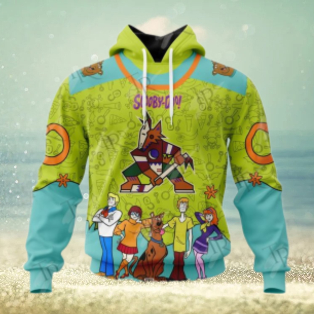 NHL Arizona Coyotes Special Scooby Doo Design Hoodie NHL Arizona Coyotes Special Scooby Doo Design Hoodie