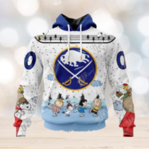 NHL Buffalo Sabres Special Peanuts Ice Skating Design Hoodie