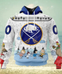 NHL Buffalo Sabres Special Peanuts Ice Skating Design Hoodie