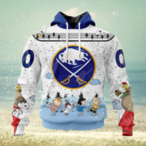 NHL Buffalo Sabres Special Peanuts Ice Skating Design Hoodie