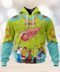 NHL Detroit Red Wings Special Scooby Doo Design Hoodie