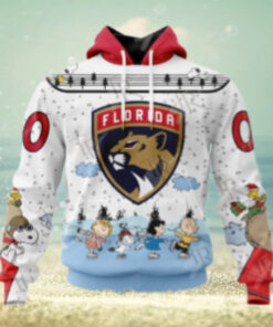 NHL Florida Panthers Special Peanuts Ice Skating Design Hoodie