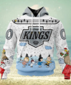 NHL Los Angeles Kings Special Peanuts Ice Skating Design Hoodie