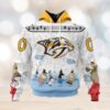 NHL New Jersey Devils Special Peanuts Ice Skating Design Hoodie