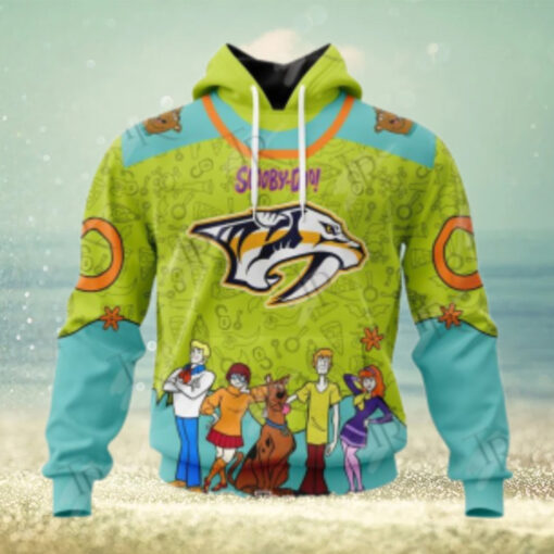 NHL Nashville Predators Special Scooby Doo Design Hoodie