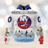 NHL New Jersey Devils Special Peanuts Ice Skating Design Hoodie
