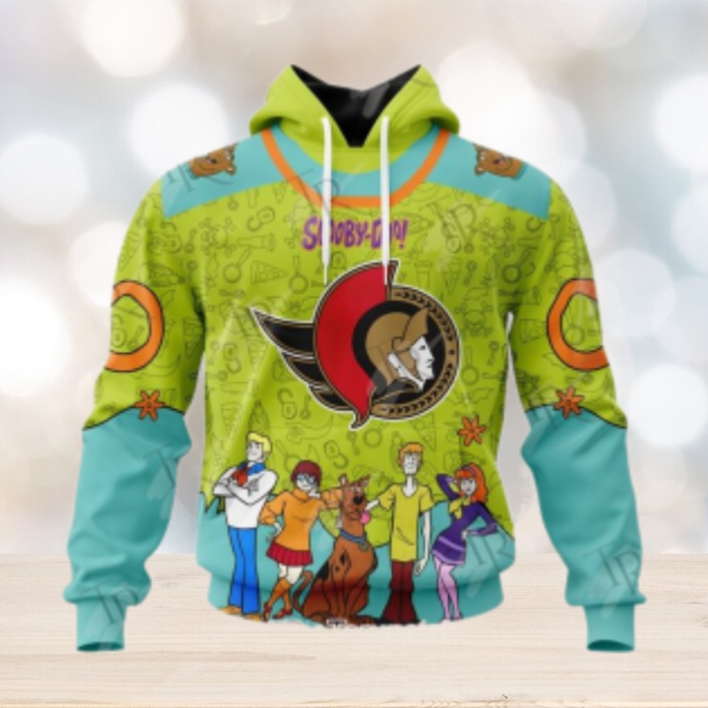 NHL Ottawa Senators Special Scooby Doo Design Hoodie NHL Ottawa Senators Special Scooby Doo Design Hoodie