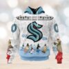 NHL San Jose Sharks Special Peanuts Ice Skating Design Hoodie