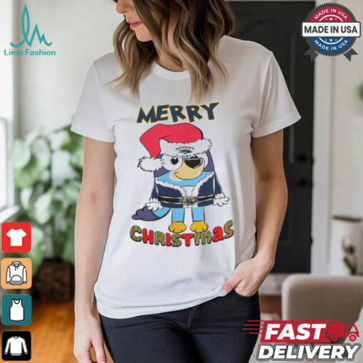 Nevada Wolf Pack Bluey Merry Christmas 2024 Shirt