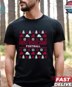 New England Football Pattern Christmas Shirt