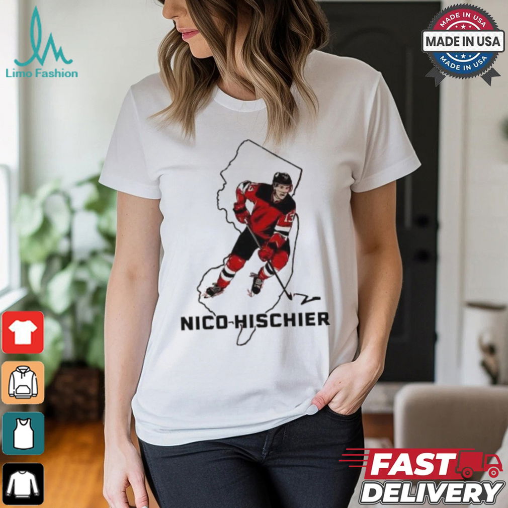 New Jersey Devils Nico Hischier State Star shirt New Jersey Devils Nico Hischier State Star shirt
