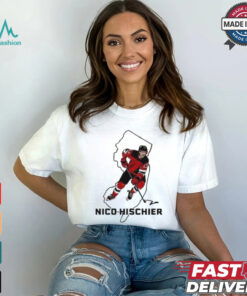 New Jersey Devils Nico Hischier State Star shirt