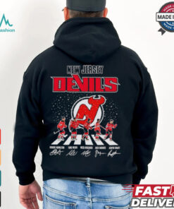 New Jersey Hockey Abbey Road 2024 Signatures Shirt