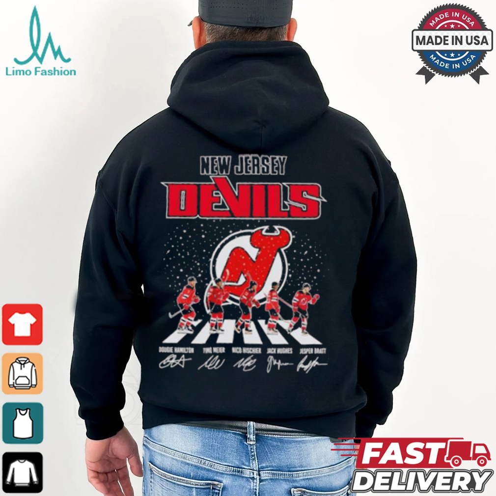 New Jersey Hockey Abbey Road 2024 Signatures Shirt New Jersey Hockey Abbey Road 2024 Signatures Shirt