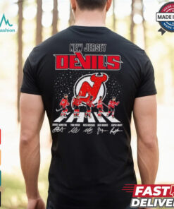 New Jersey Hockey Abbey Road 2024 Signatures Shirt