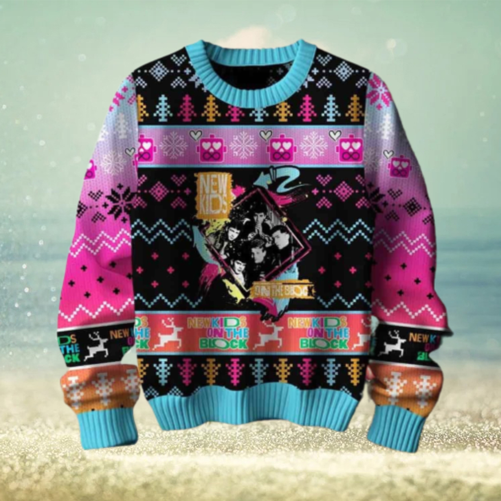 New Kids On The Block Band Chirstmas Gifts 2024 Xmas For Family And Friends Ugly Sweater New Kids On The Block Band Chirstmas Gifts 2024 Xmas For Family And Friends Ugly Sweater