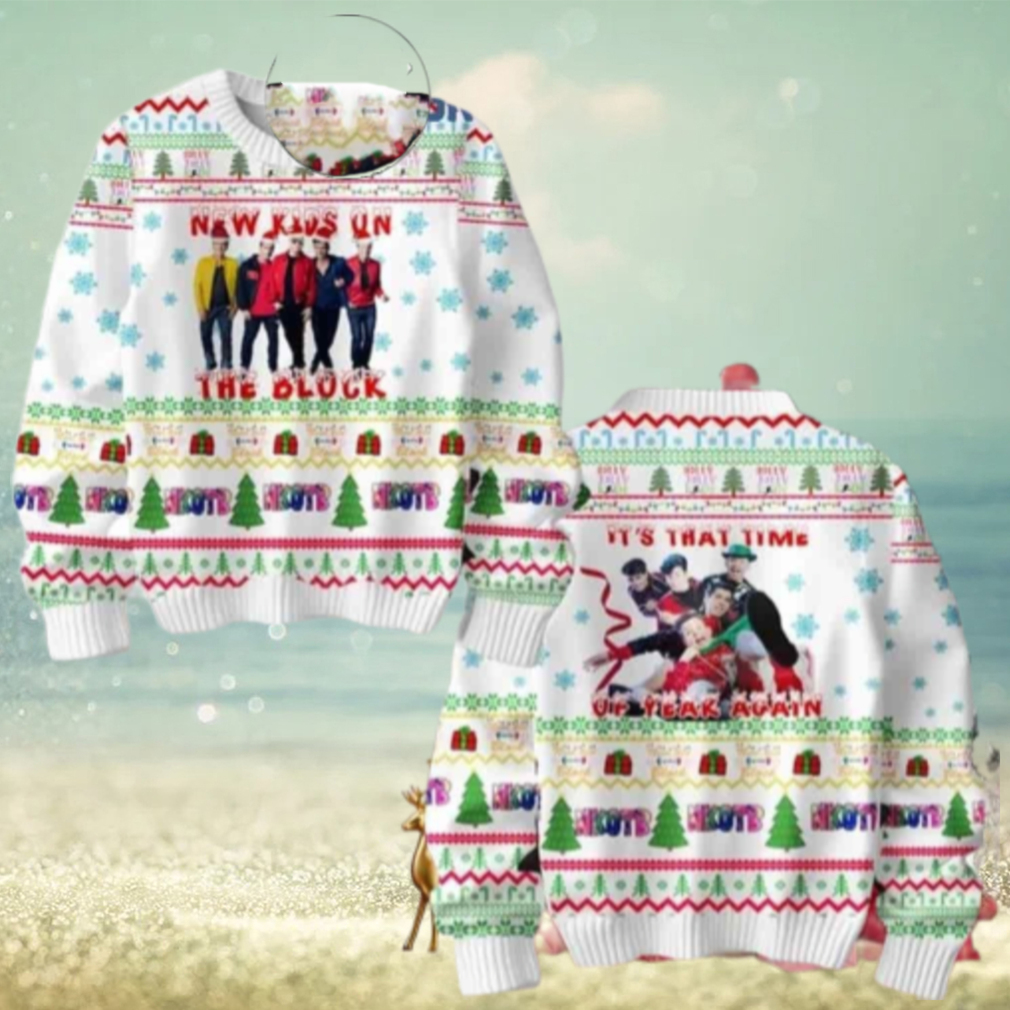 New Kids On The Block Its That Time Of Year Again Chirstmas Gifts 2024 Xmas For Family And Friends Ugly Sweater New Kids On The Block Its That Time Of Year Again Chirstmas Gifts 2024 Xmas For Family And Friends Ugly Sweater