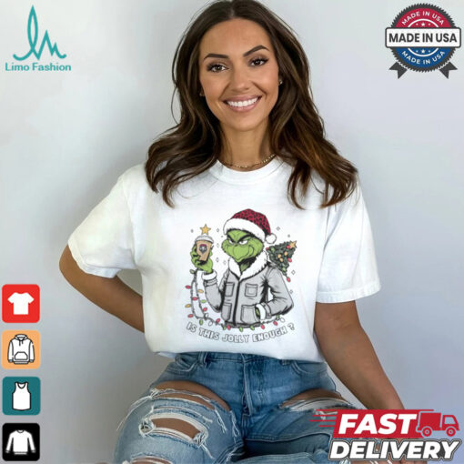 New Mexico Lobos x Santa Grinch Is This Jolly Enough Merry Christmas Shirt