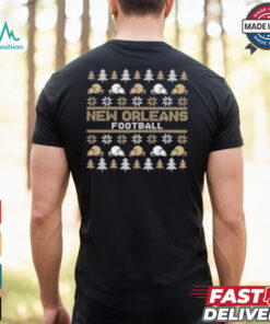 New Orleans Football Pattern Christmas Shirt