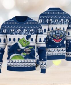 New Orleans Pelicans Grinch Christmas Ugly Sweater