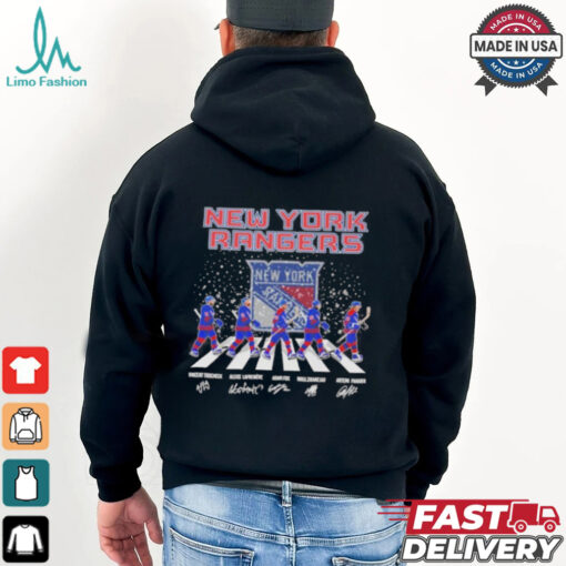 New York Hockey Team Abbey Road Christmas Shirt