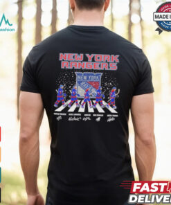 New York Hockey Team Abbey Road Christmas Shirt