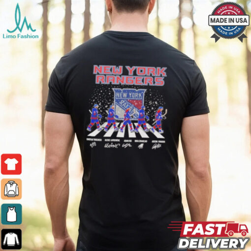 New York Hockey Team Abbey Road Christmas Shirt