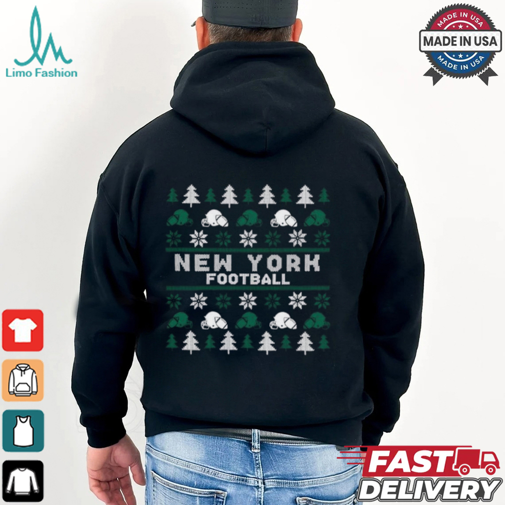 New York Jets Football Pattern Christmas Shirt New York Jets Football Pattern Christmas Shirt