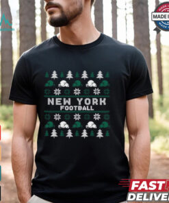 New York Jets Football Pattern Christmas Shirt