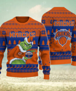 New York Knicks Grinch Christmas Ugly Sweater