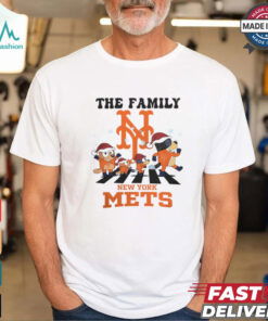 New York Mets X Family Bluey Merry Christmas 2024 Shirt