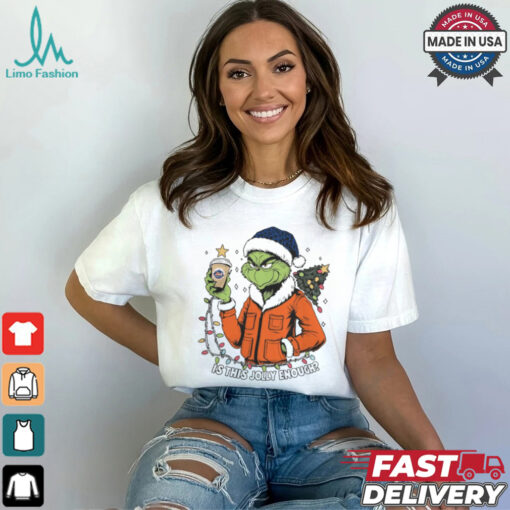 New York Mets x Santa Grinch Is This Jolly Enough Merry Christmas Shirt