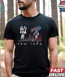 New York Yankees Baseball Buffalo Bills Football The Friends The Proud T Shirt