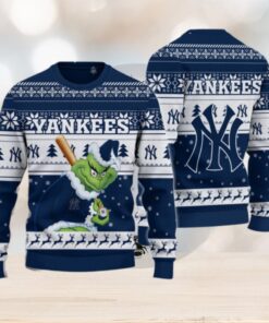 New York Yankees Grinch Christmas Ugly Sweater